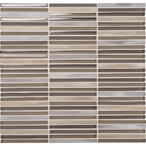 Crimson Dusk Stacked - mixed tile